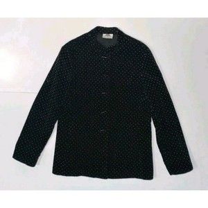 Vintage  F.A. Chatta Mock Neck Toggle Blazer Jacket Size / Large Union Made